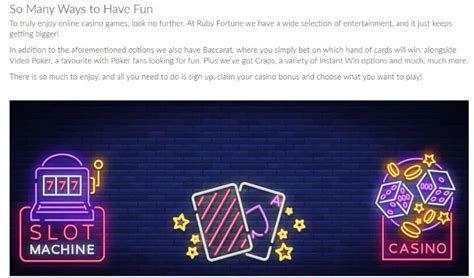 No.1 Best Online Casino Games Ruby Fortune™ Online Casino.